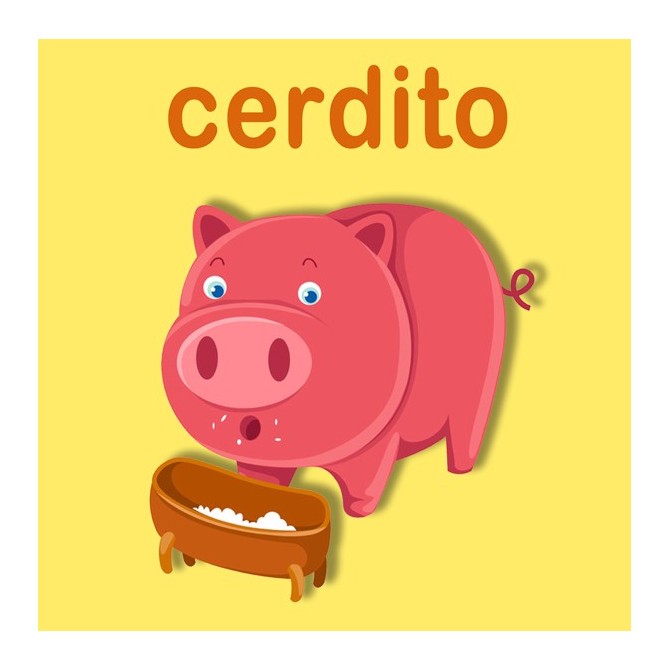 23159353 / Cuadro Cerdito II - Cuadrostock