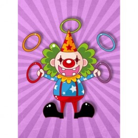 35053983 / Cuadro Payaso circo