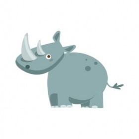 Cuadro Rinoceronte - Cuadrostock