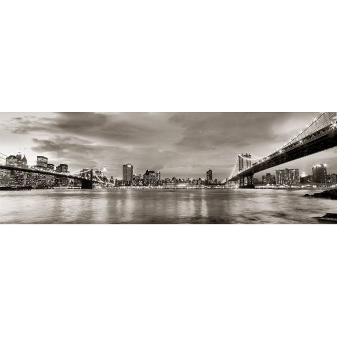 10111095-G / Cuadro Puentes de Brooklyn y Nueva York