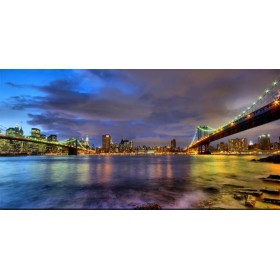 Cuadro Puentes de Brooklyn y Nueva York