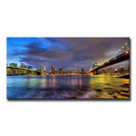 10111095 - Cuadro Puentes de Brooklyn y Nueva York