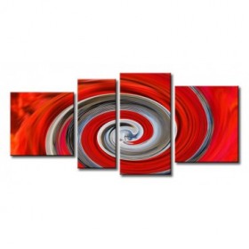 ME-041 / Cuadro Abstracto espiral roja