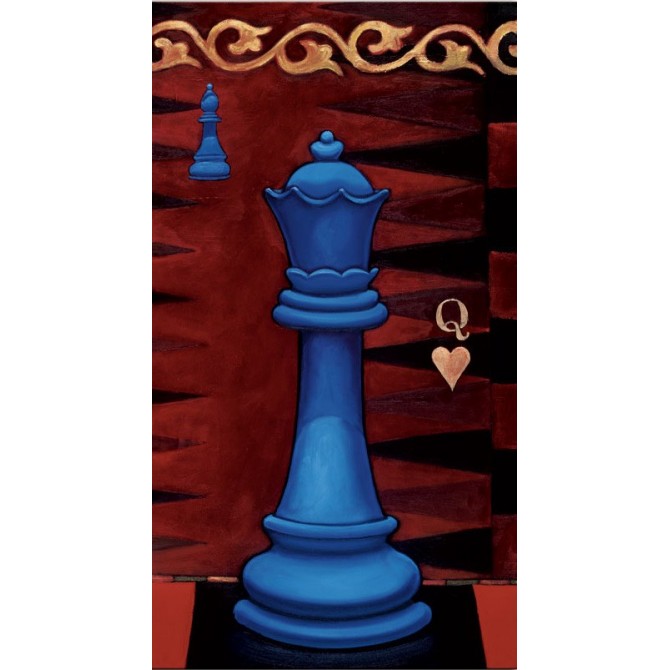 8834 / Cuadro Game Piece- Queen - Cuadrostock