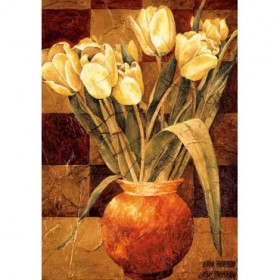 12035 / Cuadro Checkered Tulips I