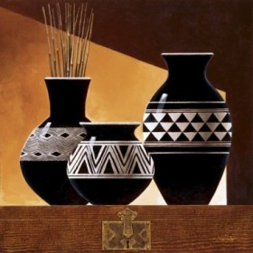 12376 / Cuadro Patterns in Ebany II
