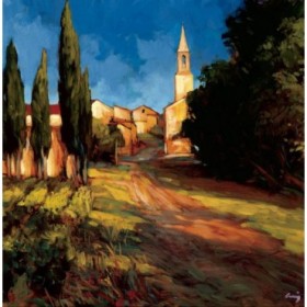 12190 / Cuadro Pathway to the Villa