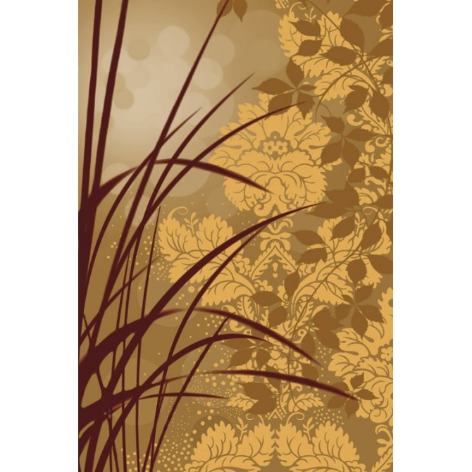 AEP107 / Cuadro Golden Flourish I - Cuadrostock