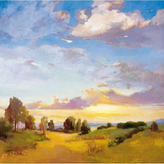 8087 / Cuadro Golden Horizons