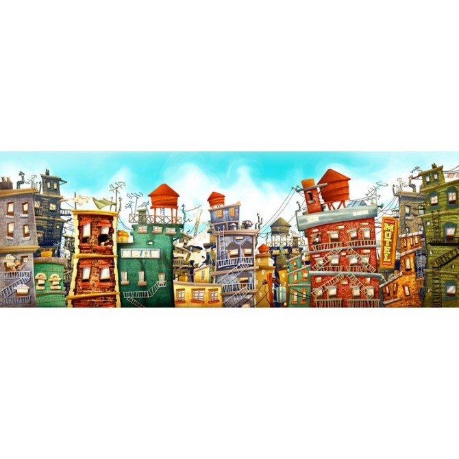 Cuadro The city 1