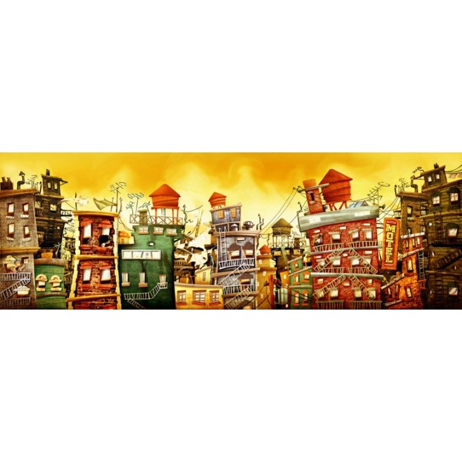 Cuadro The city 2