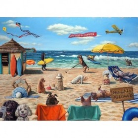 Dog Beach - Cuadrostock