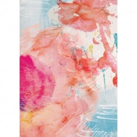 Abstract Turquoise Pink No. 1