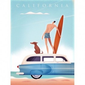 California Surf - Cuadrostock
