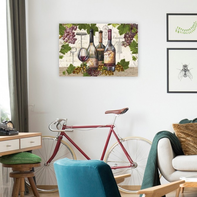 Botanical Wine Landscape