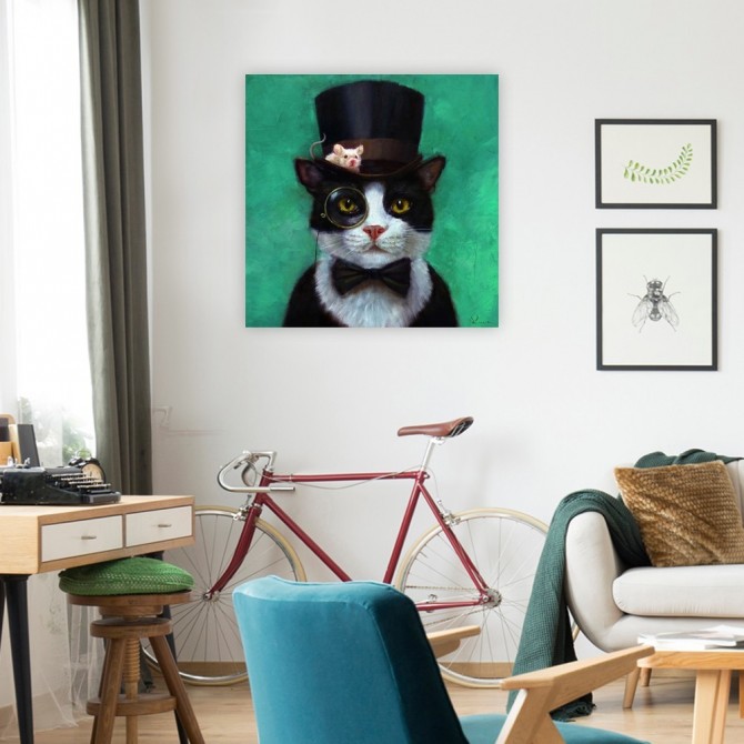 Tuxedo Cat - Cuadrostock