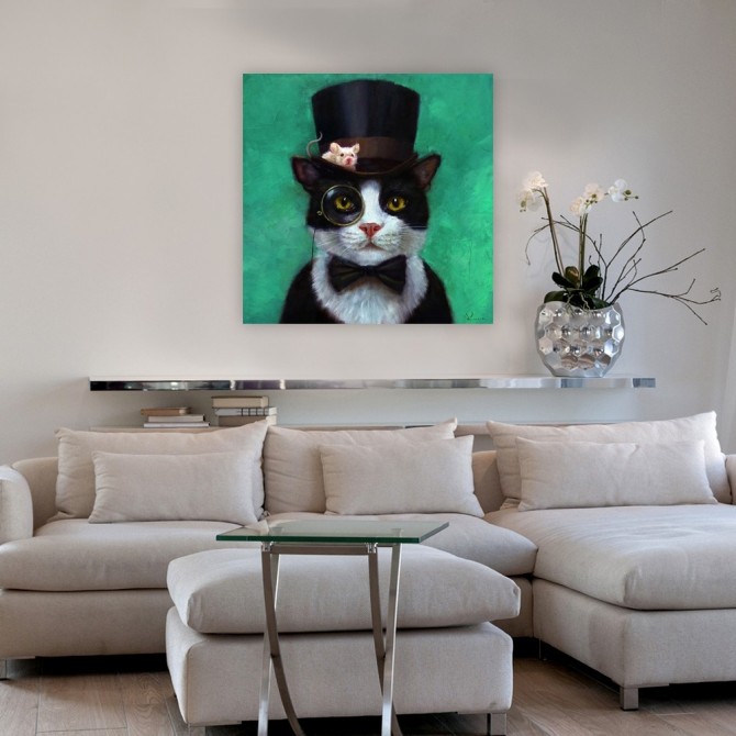 Tuxedo Cat - Cuadrostock