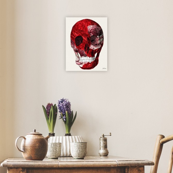 Skull With Roses