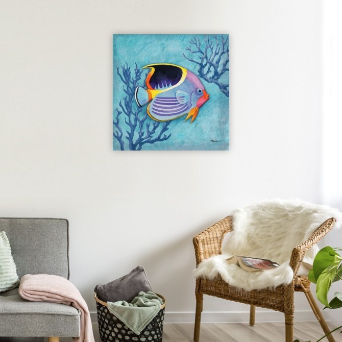 Azure Tropical Fish I - Cuadrostock
