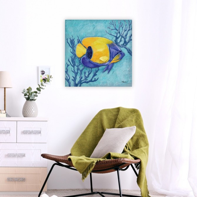 Azure Tropical Fish V