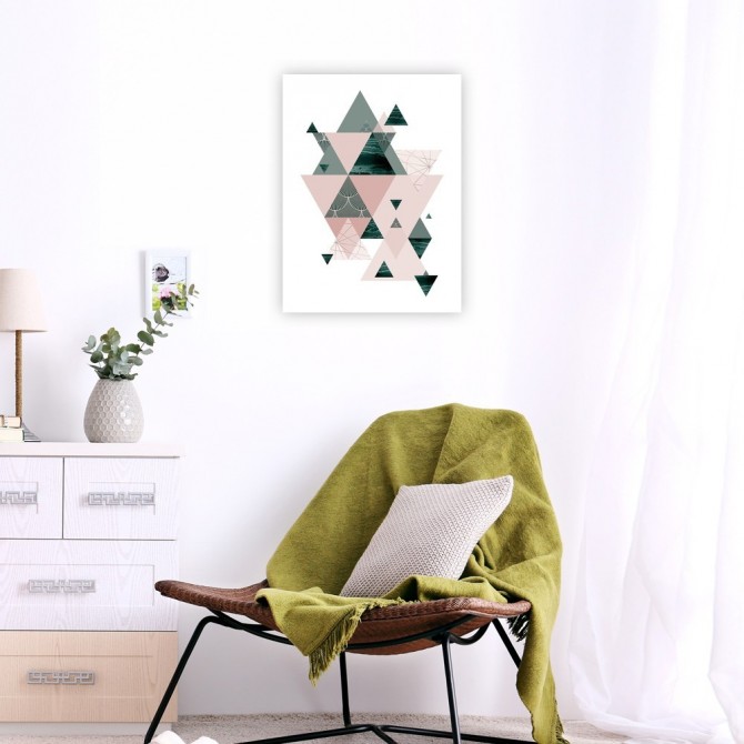 Evergreen Blush Geo 2