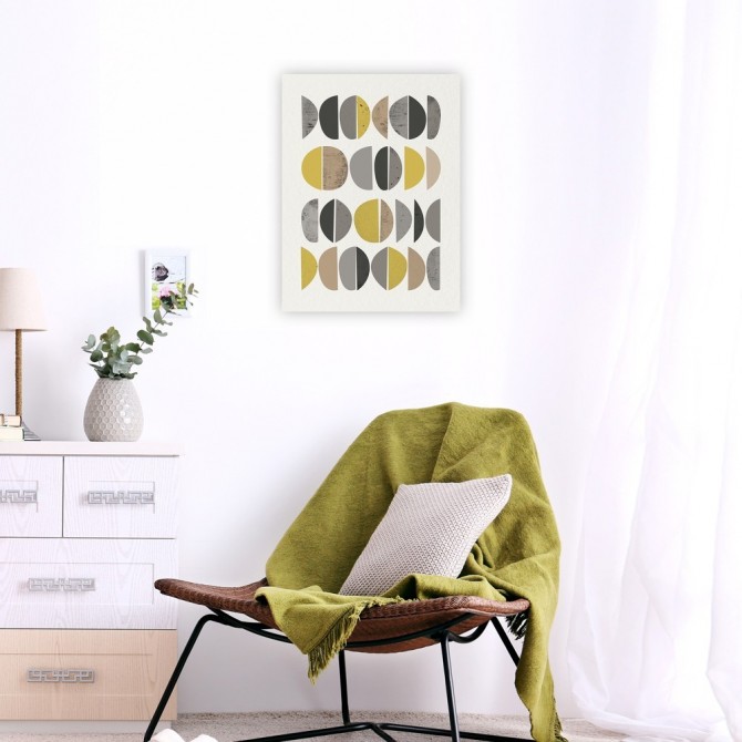 Mid Century Abstract Circle 8