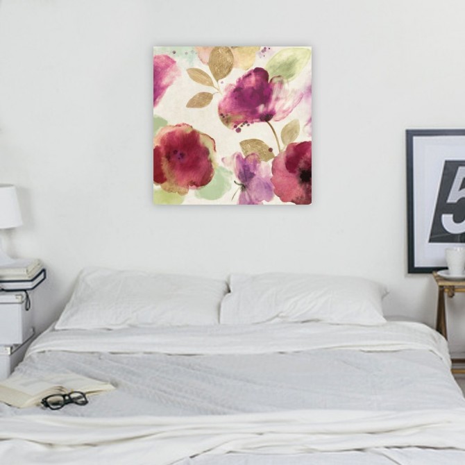 Cuadro para dormitorio - Watercolour Florals I - Cuadrostock