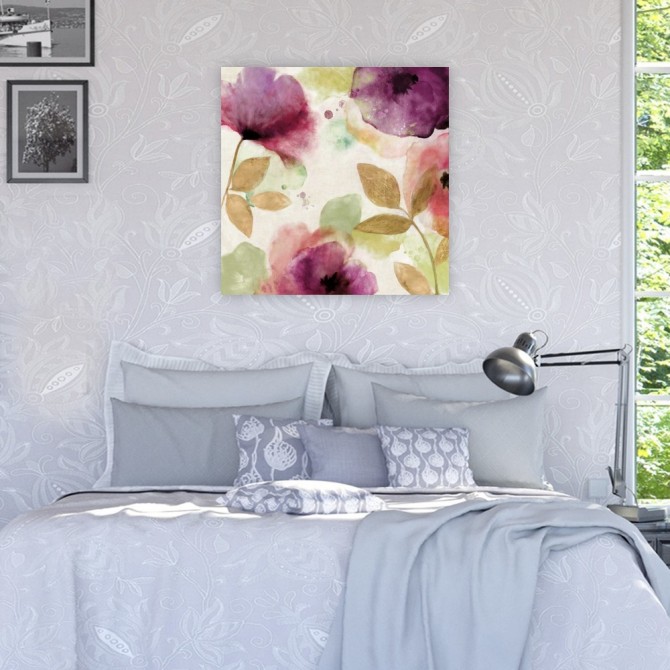 Cuadro para dormitorio - Watercolour Florals II - Cuadrostock