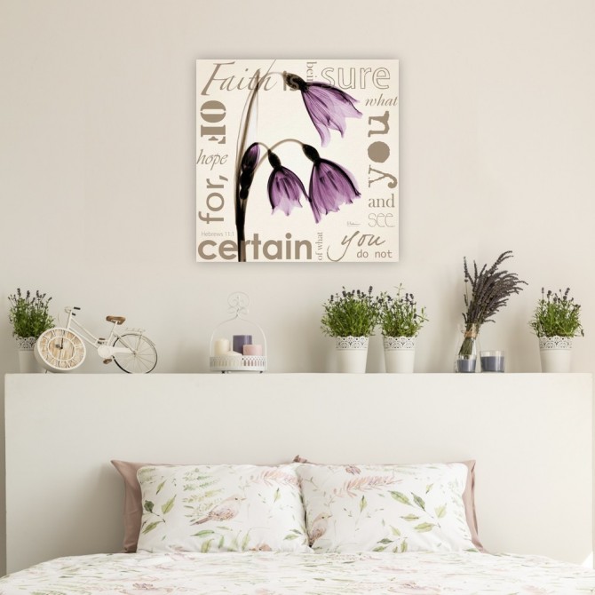 Faith - Violet Tulips