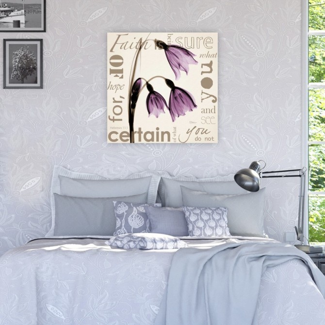 Faith - Violet Tulips