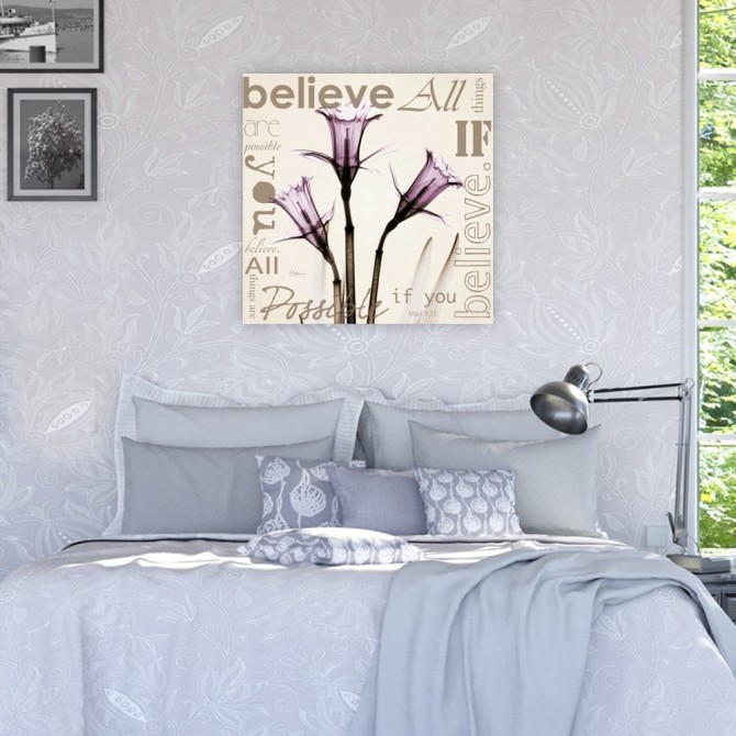 Believe - Violet Daffodils - Cuadrostock