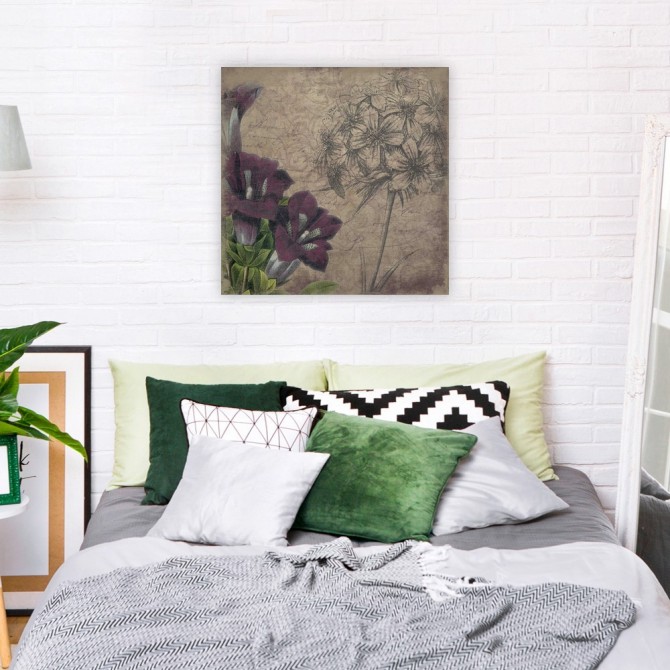 Cuadro para dormitorio - Floral outline1 - Cuadrostock