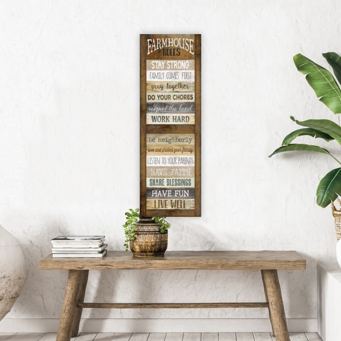 Farmhouse Rules Shutter