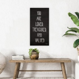 Cuadro para dormitorio - You Are Loved, Treasured and Valued - Cuadrostock