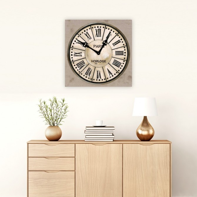 Industrial Chic Clock - Cuadrostock