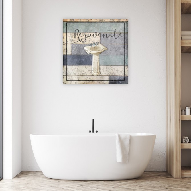 Rejuvenating Wooden Bath - Cuadrostock