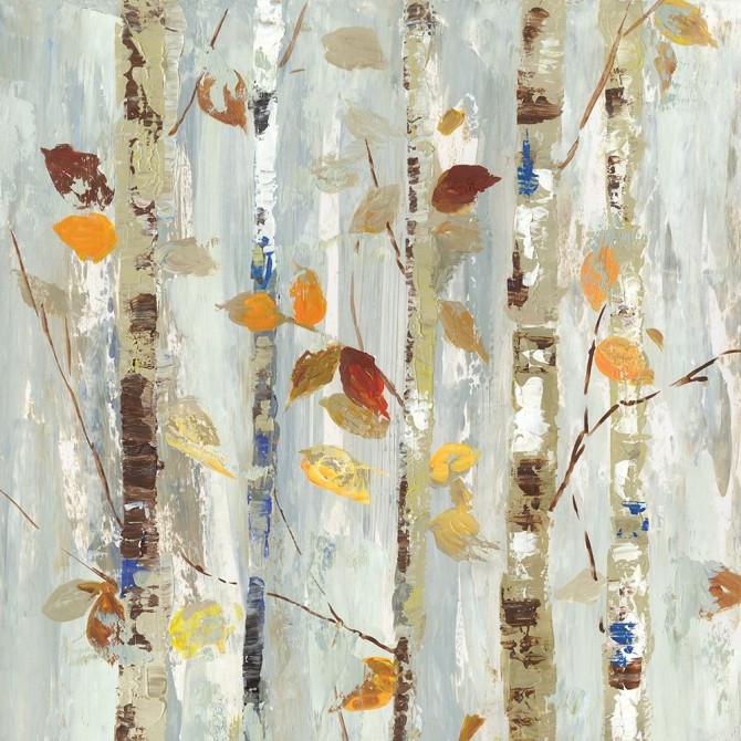 Cuadro Bosque - Autumn Petals - 100x100 cm