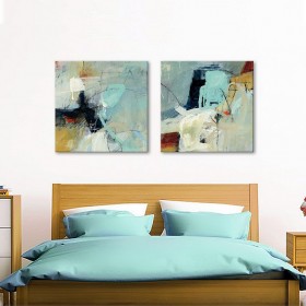 Set of 2 Abstract Canvas - Apex