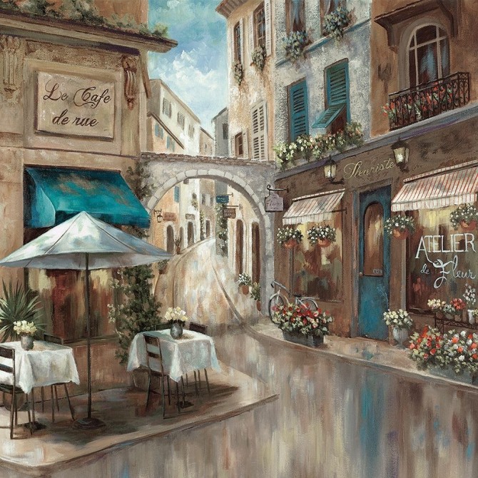 Provence Cafe I - Cuadrostock