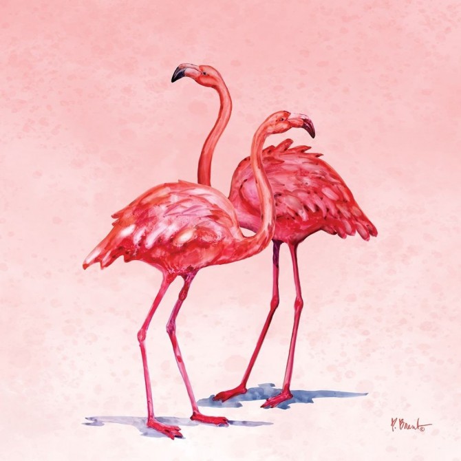 Hilo Flamingos I - Cuadrostock