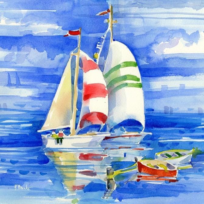 Cape Sailboats II - Cuadrostock