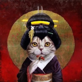 Kyoto Kitty - Cuadrostock