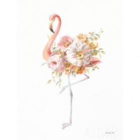 Floral Flamingo II - Cuadrostock