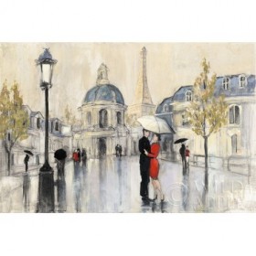Spring Rain Paris Eiffel