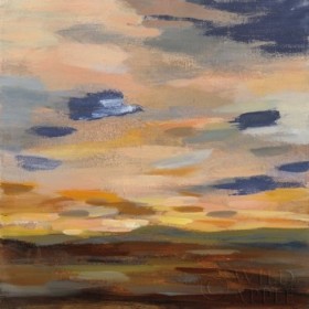 High Desert Sky III Navy - Cuadrostock