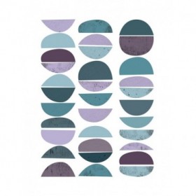 MidCentury Teal Purple 2 - Cuadrostock