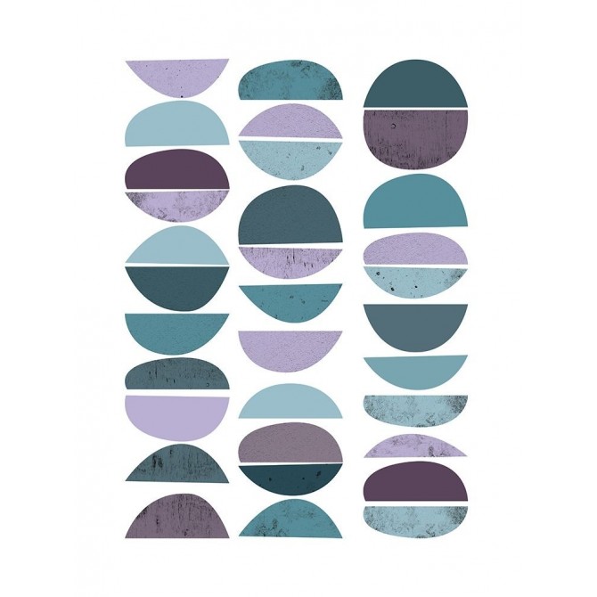 MidCentury Teal Purple 2