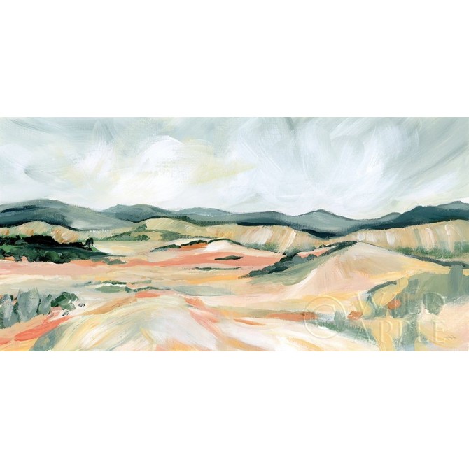 Vermillion Landscape III - Cuadrostock