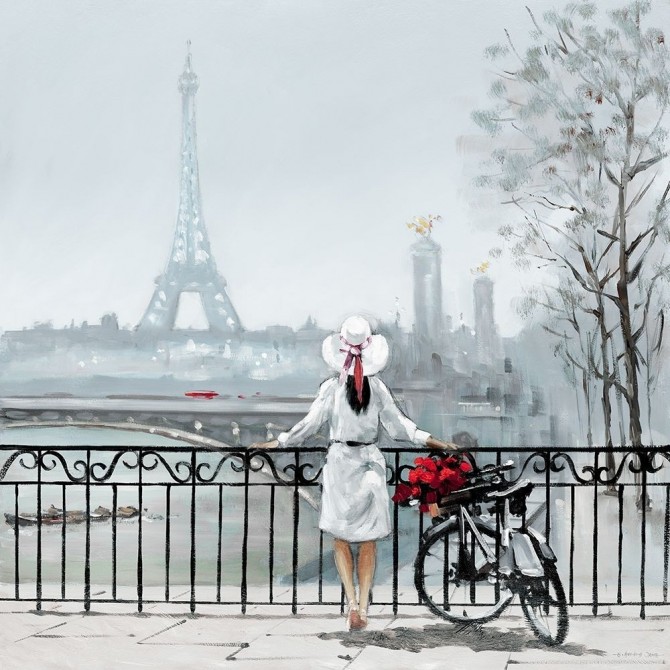 Lady in Paris - Cuadrostock