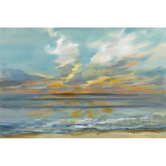 Rhythmic Sunset Waves